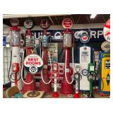 GROUP PHOTO GAS PUMPS 