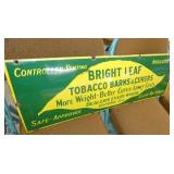 NICE TOBACCO BARN CURES SIGN