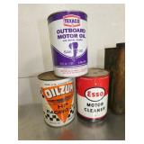 CLOSEUP VARIOUS CANS