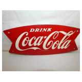 DRINK COCA COLA FISHTAIL MARQUEE SIGN