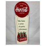 1952 COKE PILASTER SIGN W/ 6PK