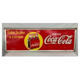 54X18 COCA COLA SIGN W/ CARTON