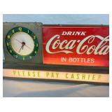 NICE COKE LIGHTUP COUNTER CLOCK