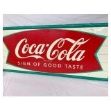 COCA COLA FISHTAIL SIGN