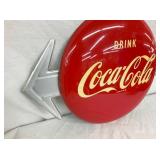 COKE ARROW BUTTON SIGN