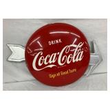 16IN COCA COLA BUTTON W/ ARROW