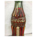 EMB. COKE BOTTLE THERMOMETER