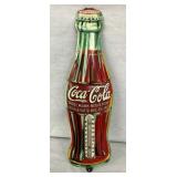 COKE DIE CUT 1923 BOTTLE THERM.