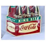 COKE FISHTAIL KING SIZE CARTON SIGN