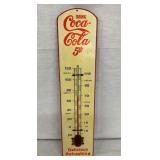 5X21 WOODEN COCA COLA THERMOMETER