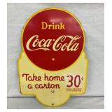 1941 DS COKE TAKE HOME CARTON SIGN