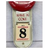 COKE CALENDAR PAD 1971