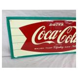 LEFTSIDE SELF FRAMED COKE SIGN