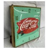 SIDE VIEW COKE CLOCK