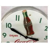 CLOSEUP 20IN DRINK COCA COLA CLOCK