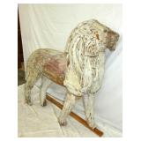 FRONT VIEW SIDE 2 WOODEN LION