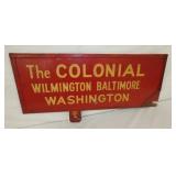 30X15 CAST DS COLONIAL RR SIGN