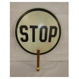 CLOSEUP RR STOP SIGN