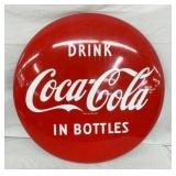 24IN RARE ORIG. COCA COLA BUTTON