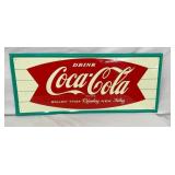 1942 COCA COLA FISHTAIL SIGN