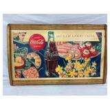 ORIG. FRAMED COKE CARDBOARD