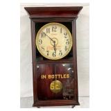 GILBERT #3022 COCA COLA WALL CLOCK