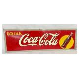 EMB. COCA COLA SIGN W/ BOTTLE/SUN