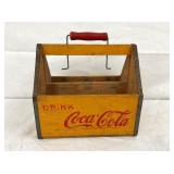 WOODEN COCA COLA CARRIER W/ WINGS