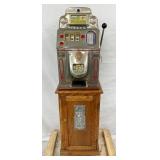 JENNINGS 5CENT WILD INDIAN SLOT MACHINE