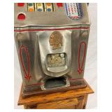 NICKEL COIN OP SLOT MACHINE