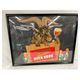 FRAMED DIECUT HORLACHERS BOCK BEER CB