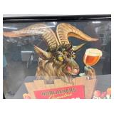 FRAMED DIECUT HORLACHERS BOCK BEER CB