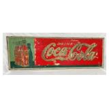 DRINK COCA COLA SIGN W/ BOTTLE