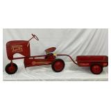 BMC SENIOR PEDAL TRACTOR W/ TRAILER