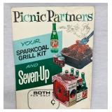 7UP PICNIC PARTNERS CARDBOARD