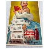 NICE SET 1956 DR. PEPPER PROMO CALENDERS