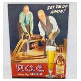 P.O.C BEER EASEL BACK