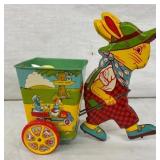 J. CHEIN BUNNY W/ CART