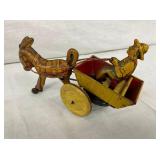 MARX DONKEY & CART 8X5