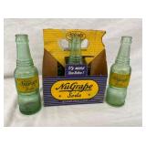 6PK NUGRAPE CARDBOARD CARRIER W/ BOTTLES