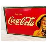 COKE SELF FRAMED SIGN