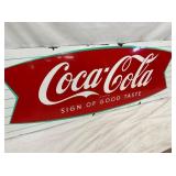 PORC. COCA COLA FISHTAIL SIGN