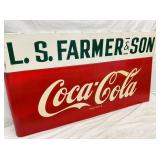 CLOSEUP COCA COLA STORE SIGN 68X36