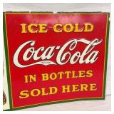 NICE COLOR EMB. 1923 COKE BOTTLE