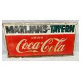 COKE MARIJANS TAVERN COKE SIGN