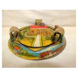 9IN MARX HONEYMOON EXPRESS TIN TOY