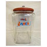 15IN LANCE STORE JAR W/ LID
