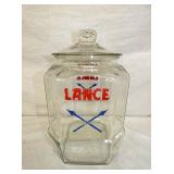 12IN LANCE JAR W/ CROSS ARROWS AND LID