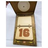 EARLY WESTERN SURETY CALENDAR PAD