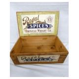 INSIDE VIEW W/ ORIG. PAPER LABEL